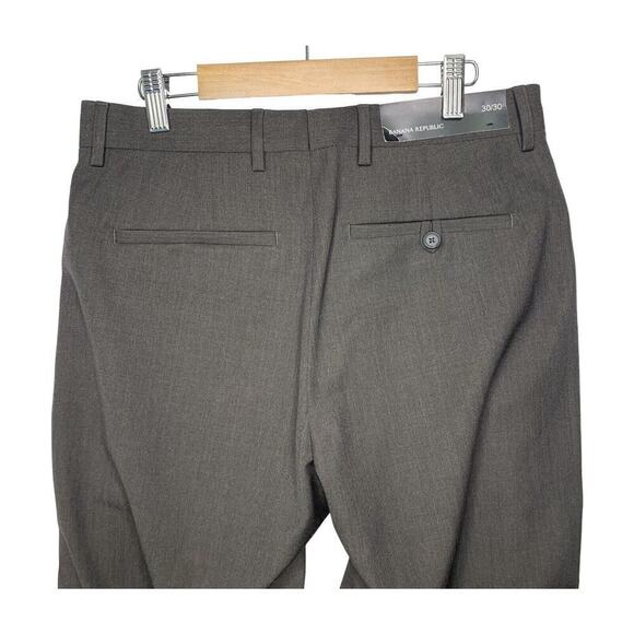 Banana Republic 100% Wool Straight Leg Dress Pants Mens 30x30 NWT $98 - Picture 9 of 10